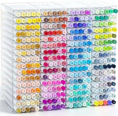BEYGORM Horizontal Marker Organizer for 320 Markers, Acrylic Large Shelf by BEYGORM