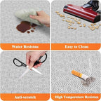 KMAT Office Chair Mat, 46x60in Heavy Duty Hardwood/Tile Floor Protector, Computer Desk Mat for Rolling Chairs, Work, Study, Office, White - Image 4