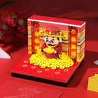 3D Memo Pad, 3D Calendar 2027, Time Piece Calendar, Tear-Off Calendars 2027, 3D Paper Carving Art Memo Pad, Art Carving Sticky Notes for Office Home Gifts Ornaments (God of Wealth) - Image 2