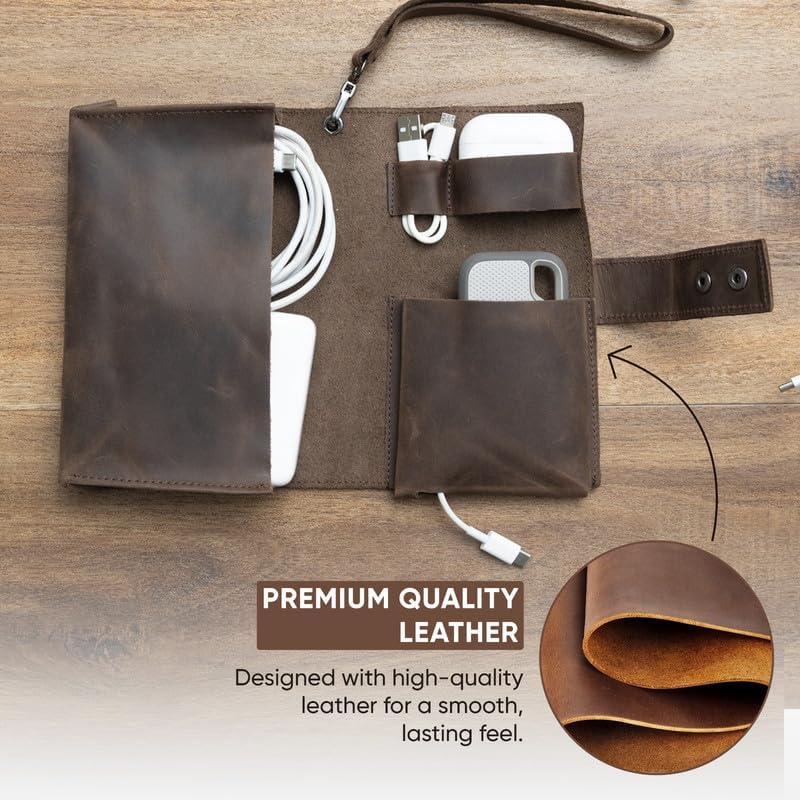 Personalized Pouch for Chargers and Cords | Personalized organizer pouch - Image 6