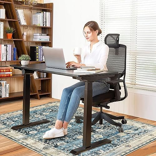 Anidaroel Home Office Chair Rug for Hardwood Floor, 36"x48" Rolling Chair Protector, Computer Gaming Rug, Low Pile Carpet Floor Mat - Image 5