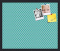 PinPix 24x20 inch Cork Bulletin Board. This Decorative Framed Pin Board Comes with Diamond Pattern in Neon Blue Design and Satin Black. Ideal for Home, Office Decor or School (PinPix-350) by PinPixBulletinBoards