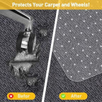 PHOUZIN Office Chair Mat for Carpet, Heavy Duty Desk Chair Mat 36" x48“ - Image 5