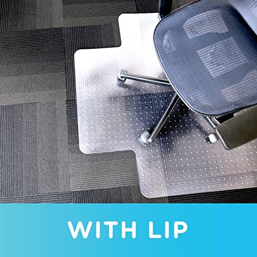 Dimex Office Chair Mat for Low Pile Carpet with Lip, 36" x 48", Clear - Image 5