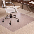 ES Robbins Extra High Pile Carpet Chair Mat, Rectangle, 48"x72" Beveled Edge by ESRobbins
