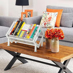 Adjustable Desk Shelf for Top of Desk Tabletop Bookshelf for Home Office - Image 2