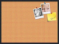 PinPix 40x30 inch Cork Bulletin Board. This Decorative Framed Pin Board Comes with Diamond Pattern in Red and Orange Design and Satin Black. Ideal for Home, Office Decor or School (PinPix-331) by PinPixBulletinBoards