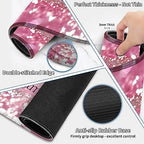 Large Gaming Mouse Pad Set 35.4 x 15.7 with Keyboard Wrist Rest, Wrist Support, and Coaster Memory Foam Smooth Desk Pad Mousepad for Home Office School - Christian Bible - Image 4