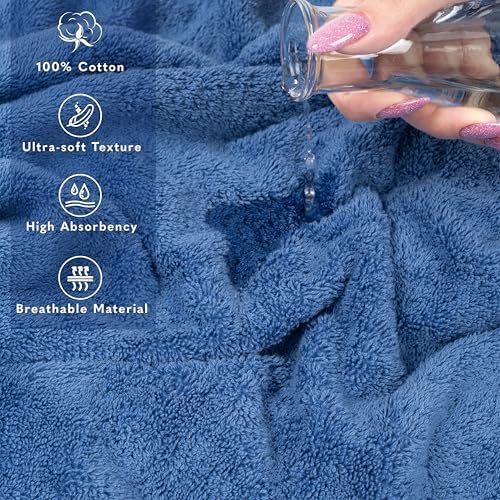 American Soft Linen 100% Cotton Luxury Turkish Towels, 35x70 XL Bath Sheet - Image 4