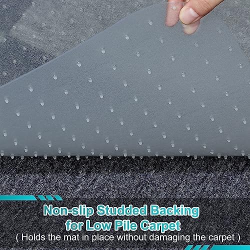 BesWin Office Chair Mat for Carpeted Floors, 44'' x 58'' - Image 3