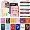 Sprial Notebooks with Pens Bulk, 48 Pack, 5.5 x 4.7 Inch Sarcastic by Culudea