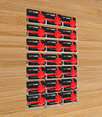 Marketing Holders Wall Business Card Holder with Hanging Hardware for 3.5" x 2" Gift Cards Clear Acrylic 21 Slot Display Holds 50 Contact or 30 Membership Cards No Assembly - Image 3