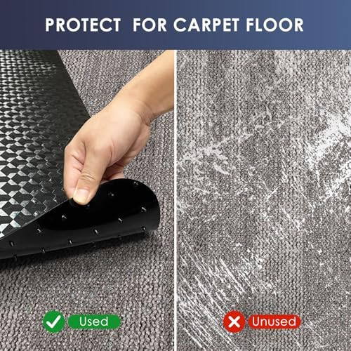 Vicwe Office Chair Mat for Carpet, 60"x46" Heavy Duty Chair Mat with Studs - Image 4