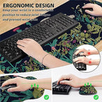 Large Desk Mat, Mouse Pad with Wrist Support, Keyboard Wrist Rest Set - Image 3